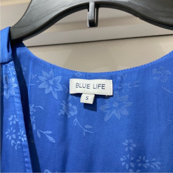 Blue Life Vibrant Blue Mini Dress Size S - Picture 8 of 9
